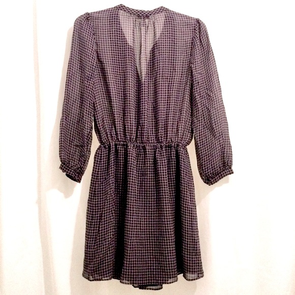 Joie Dark Pink Gingham Dress - Picture 3 of 5